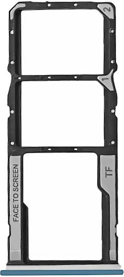 Clappio Sim Card Drawer Xiaomi Redmi Note 12s Nano Sim Slot Blue