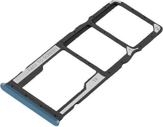 Clappio Sim Card Drawer Xiaomi Redmi Note 12s Nano Sim Slot Blue