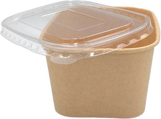 Kraft Σετ 50 Χάρτινα Κουτιά Σαλάτας Kraft