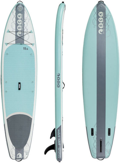 SCK Mare Nero 11.6 Inflatable SUP Board Kayak With Length 3.5m Black