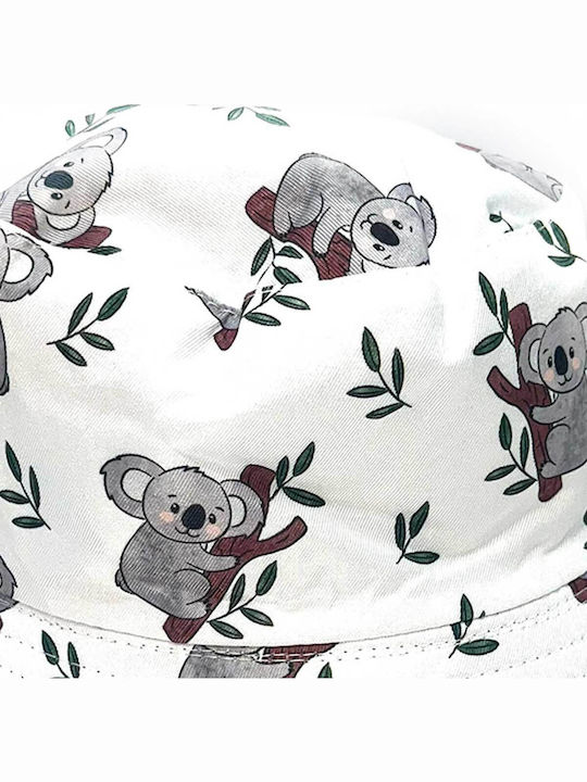 Paperinos Kids' Hat Bucket Fabric White