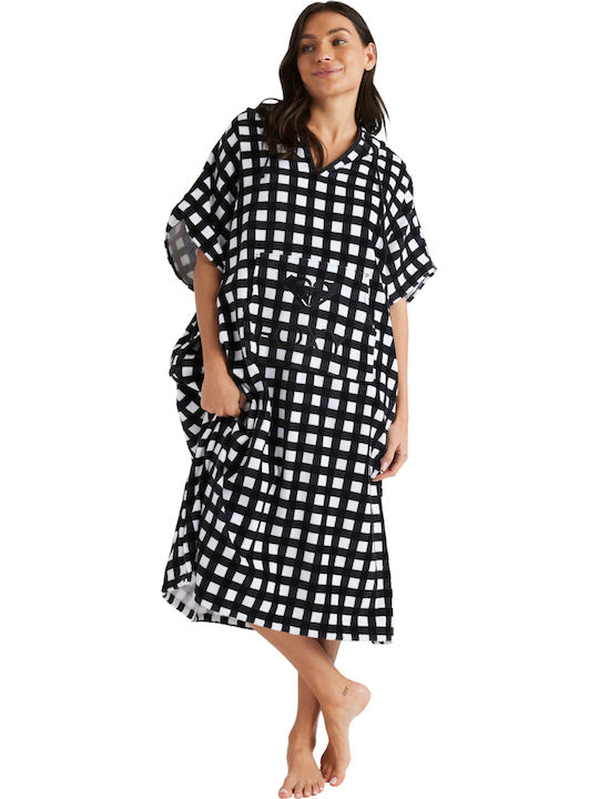 Roxy Gentle Offshore Beach Poncho Gray