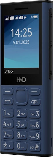 HMD 130 Music Single SIM Κινητό με Κουμπιά Μπλε