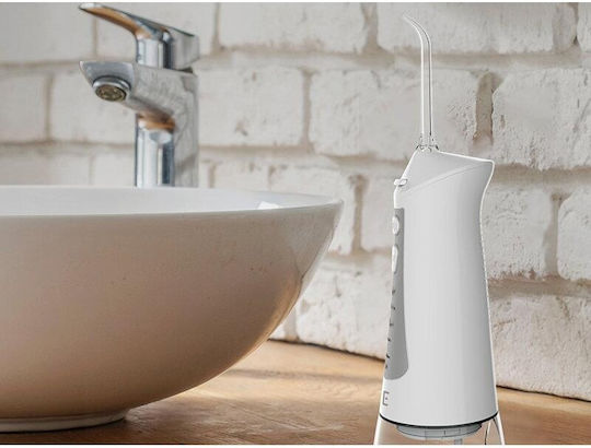 Lafe Water Flosser 300ml Rechargeable & Waterproof White