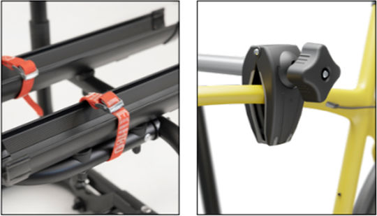 Menabo Bike Rack for Motor Homes Touren B for 2 Bicycles or 1 E-bike Max50kg Tilting Menabo 1 Pc 14840/mb