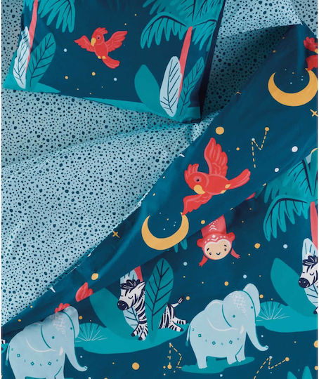 Kentia Kids Duvet Single Tipu Light Blue 160x240cm Kentia Kids Duvet Single Tipu Light Blue 160x240cm