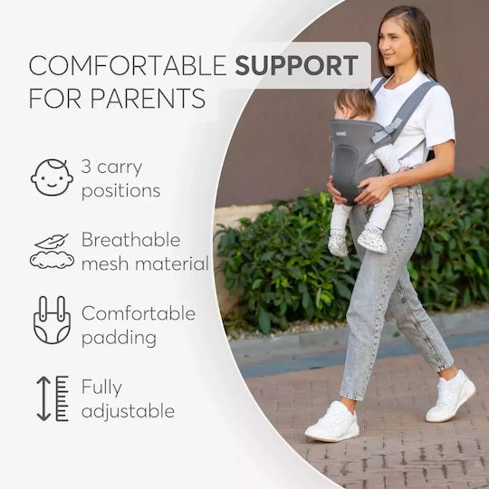 Kikka Boo Classic Carrier Myra Mesh Beige with Maximum Weight 9kg