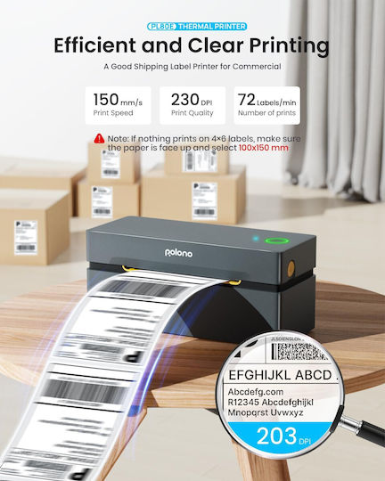 Принтер за етикети Bluetooth 230 dpi