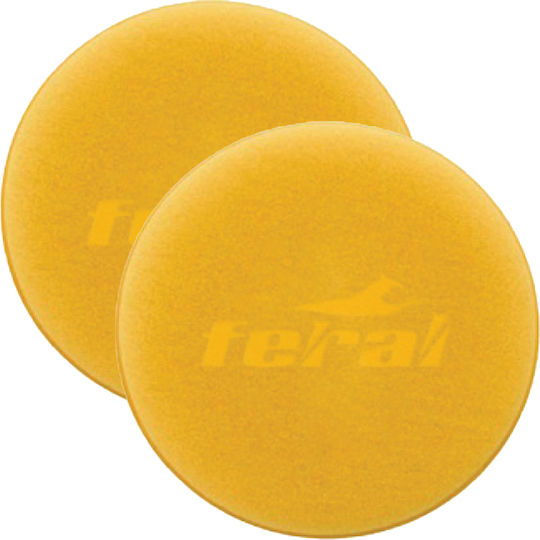 Polishing Sponges Detaling Pro Feral Applicator Pad Yellow 12.5cm 2 Pieces Auto Gs 25486