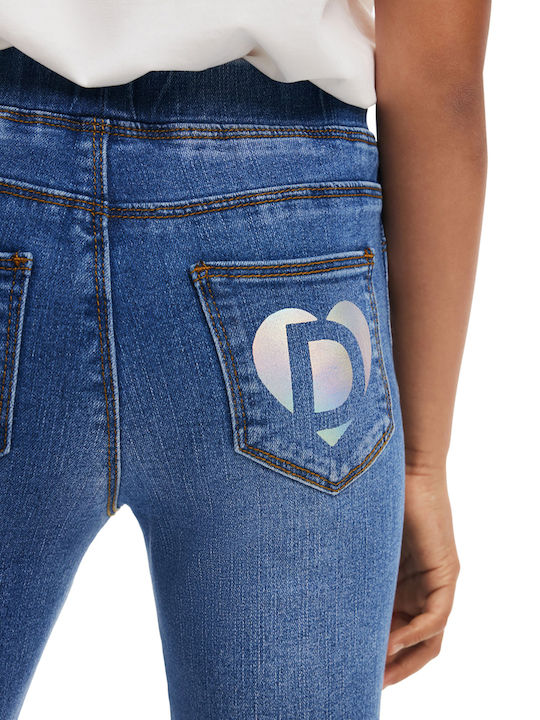 Kinder Leggings Lang Blue
