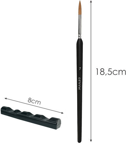Paint Brushes 11pcs Stand Maaleo 26118