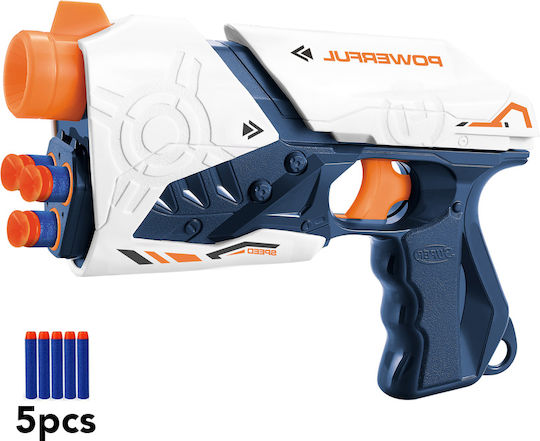 Techkidz Pistol Cu Săgeți Din Spumă Model Vulcan Alb Albastru