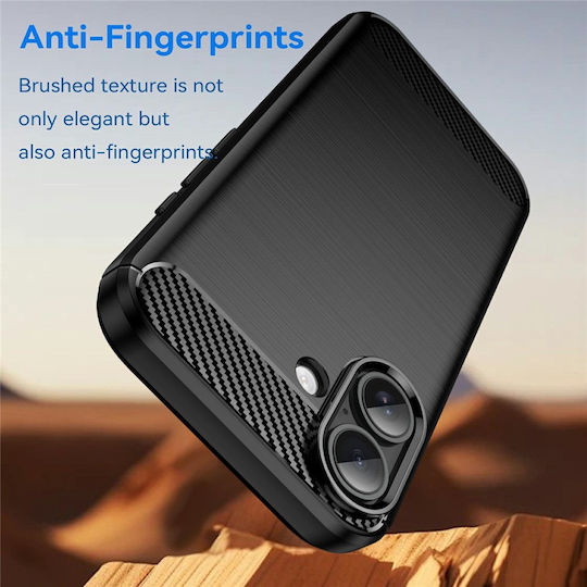 Techsuit Stoßstange Silikon / Kunststoff Schwarz (iPhone 17)