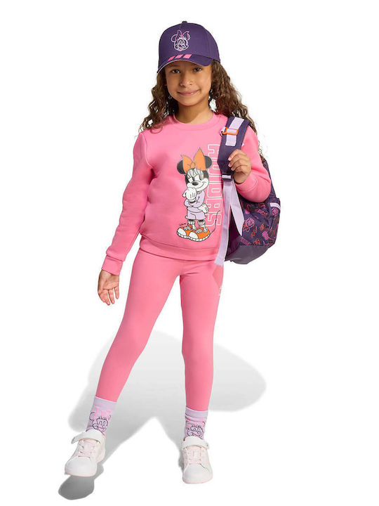 Kids' Set with Leggings Winter 2pcs Pink Disney Minnie Mouse
