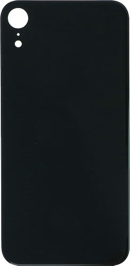 Apple iPhone XR Batteriedeckel Klebestreifen Große Loch Version Schwarz Logo Oem