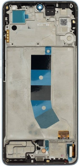 Screen Display + with Touch Mechanism and Frame for Xiaomi Redmi Note 13 4G (Blue)