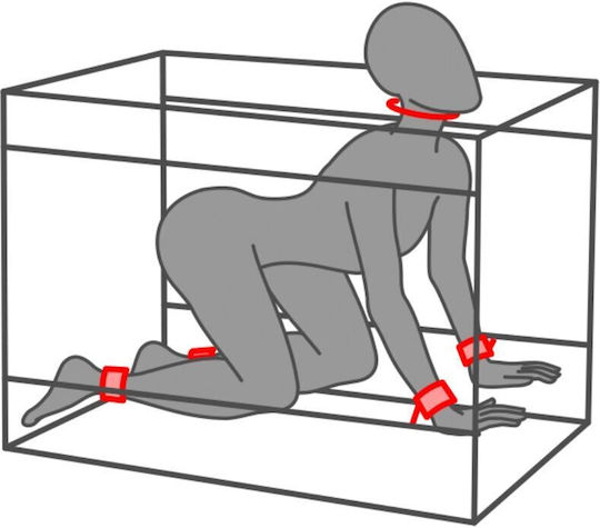 Kink Handschellen in Schwarz Farbe
