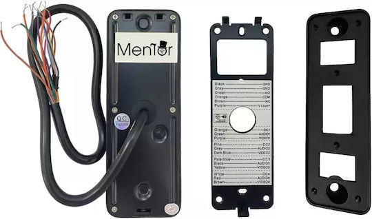 Post Exterior Interfon Video 3 Familii Wireless Wifi Ip65 2mp Full-hd Ir 4 Fire Mentor Sy065