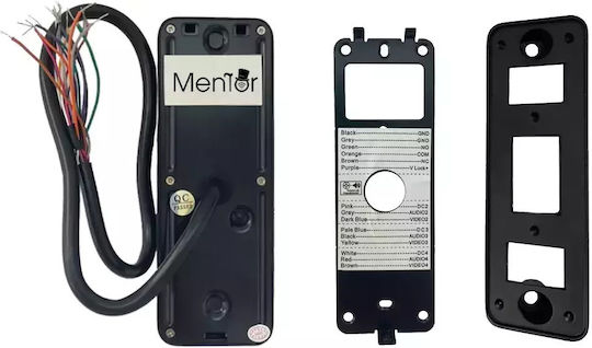 Post Exterior Interfon Video 2 Familii Wireless Wifi Ip65 2mp Full-hd Ir 4 Fire Mentor Sy064