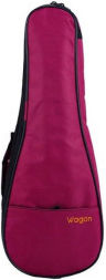 Wagon Case Valiză Ukulele Căptușit Burgundy