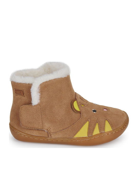 Camper Baby Hausschuhe Braun