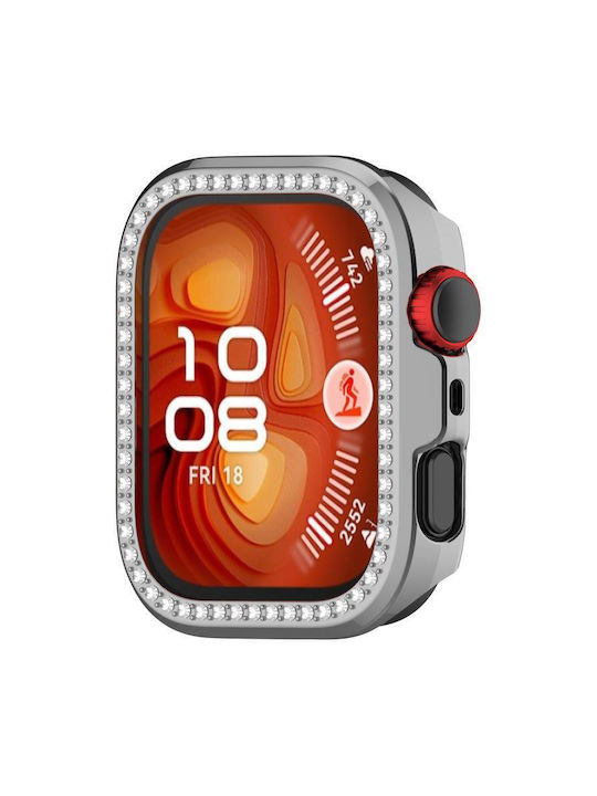 Half Coverage Hollow Πλαστική Θήκη σε Ασημί χρώμα για Huawei Watch Fit 4 Half Coverage Hollow Πλαστική Θήκη σε Ασημί χρώμα για Huawei Watch Fit 4