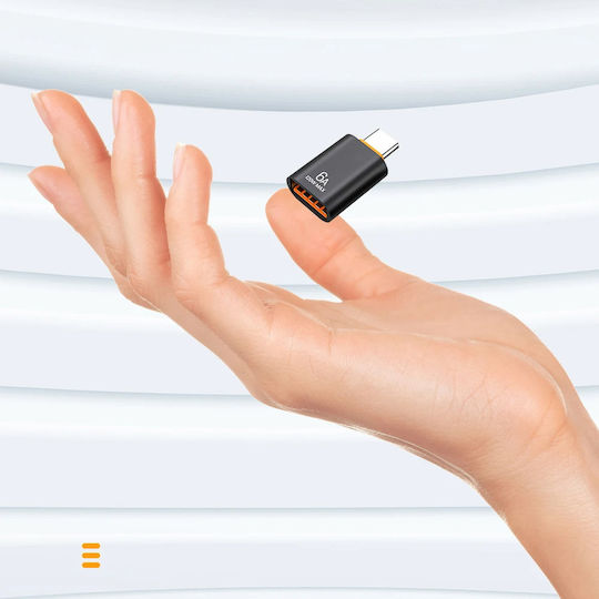 Techsuit Μετατροπέας USB-C female σε USB-C female 1τμχ
