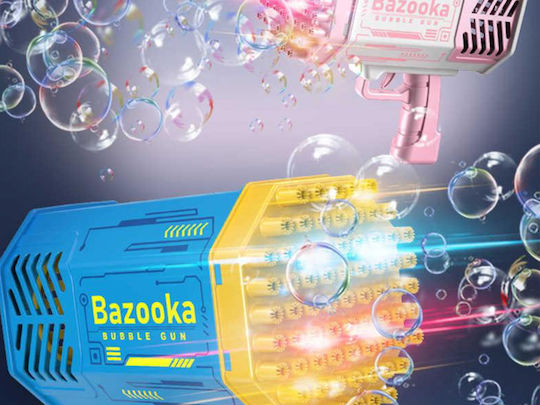Techkidz 69-Loch LED Bubble Bazooka Spielzeugpistole Modell Gelb