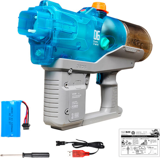 Techkidz Pistol cu Apă Electric cu Distanță Lungă Model Rafale Albastru