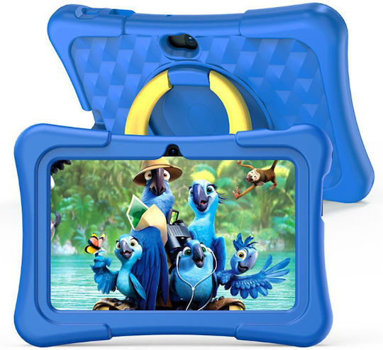 Avizar 7" Educational Tablet Children Android 11 Shockproof Shell Blue