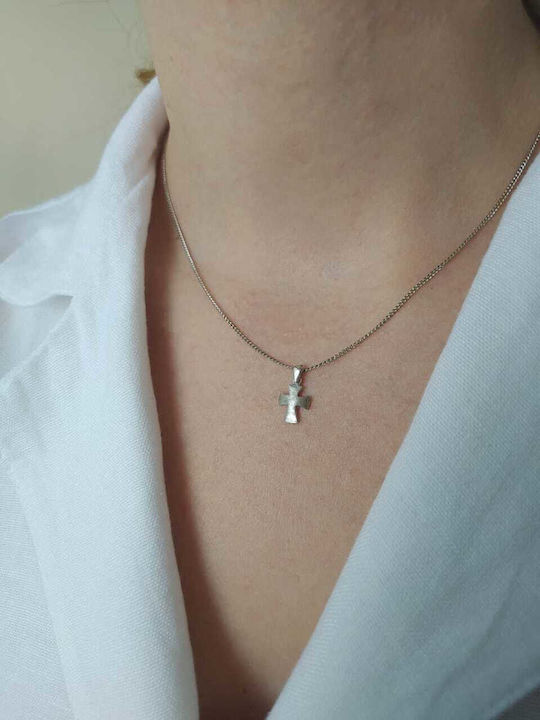 Dio Jewellery Lab Ασημένιος Σταυρός Επιχρυσωμένος