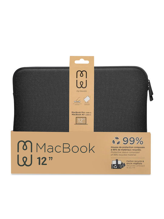 MW Pouch Macbook 12 Ultra Thin Memory Foam Basics Black