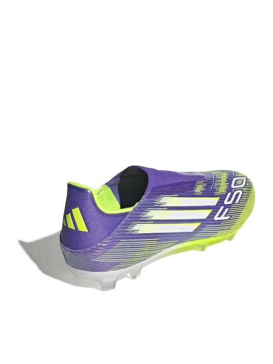 adidas F50 League Ll Футболни Обувки с Бутони Лилави