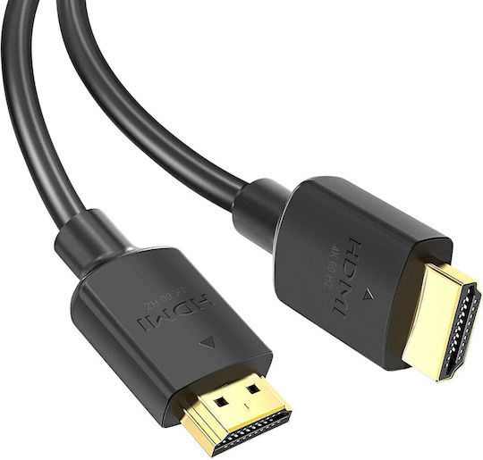 Swissten Hdmi 2.0 Cable 4k 60hz Tvs Gold-plated Connectors 2 M Black