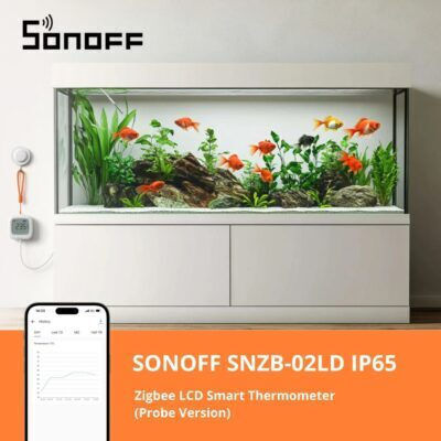 Sonoff SNZB-02LD IP65 Zigbee LCD Smart Thermometer Probe Version