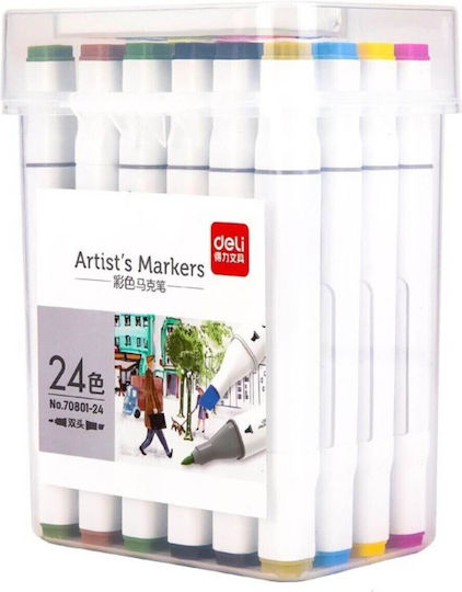 Deli Markere de Desen Set 24buc