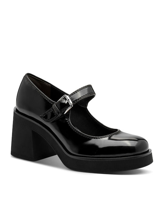 Black Heels with Strap