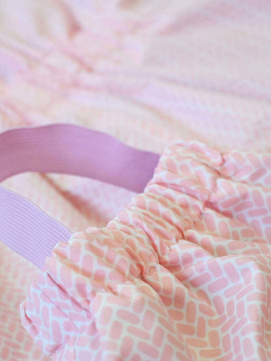 Ducksday Baby Bodysuit for Going Out Long-Sleeved Pink