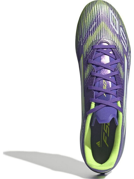 adidas F50 LEAGUE Football Shoes with Cleats Purple