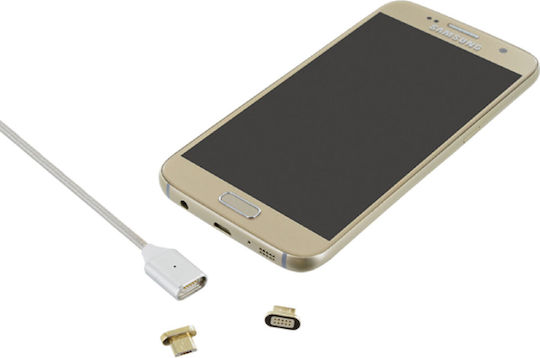 Bigben Connected Magnetic Usb Micro Usb Cable Grey