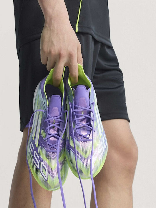 adidas F50 ELITE Футболни Обувки с Бутони Лилави