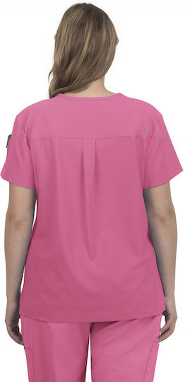 KOI USA Women's Pink Medical Blouse