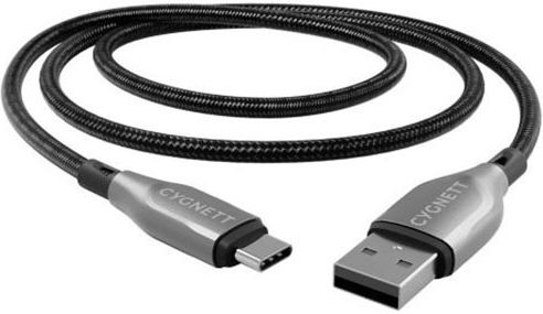 Cygnett Usb-c To Usb-a Serial Armoured Charge 60w Sync 480 Mbps 2m Black