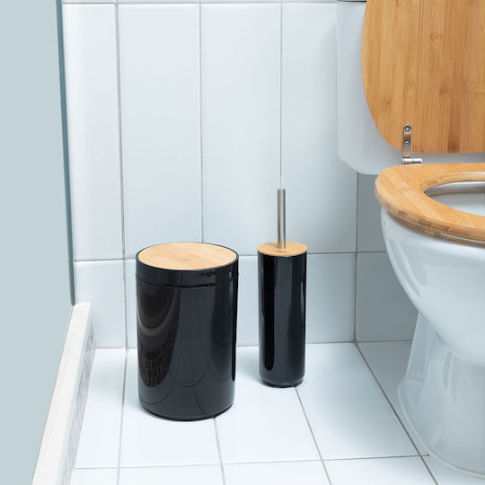 Estia Πλαστικό Καλαθάκι Μπάνιου 5lt Black Matt Estia Πλαστικό Καλαθάκι Μπάνιου 5lt Black Matt