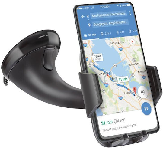 Jaym Smartphone Car Holder Suction Cup Fixation Black