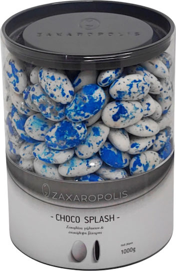 Zaxaropolis Бадеми Choco Splash във Форма Класически с Вкус Шампанско Син 1000гр