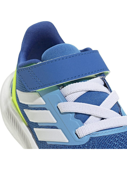 Runfalcon 5 RUNFALCON 5 EL I Kids Sports Shoes Running with Hoop & Loop Closure Blue