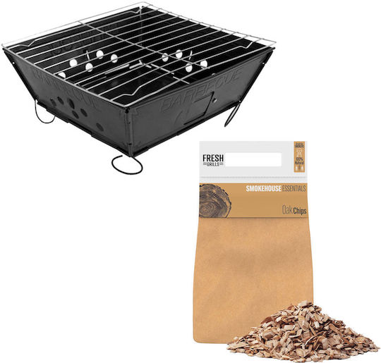 Portable Charcoal Grill with Smoker