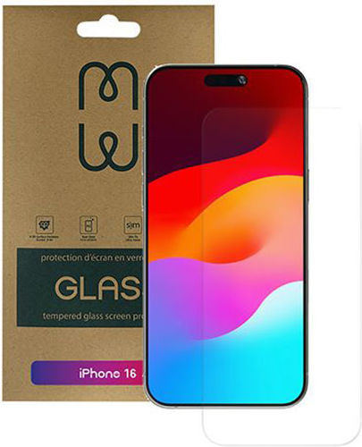 Mw Screen Protector Apple Iphone 16 Iphone 15 In Ultra-thin Tempered Glass Transparent
