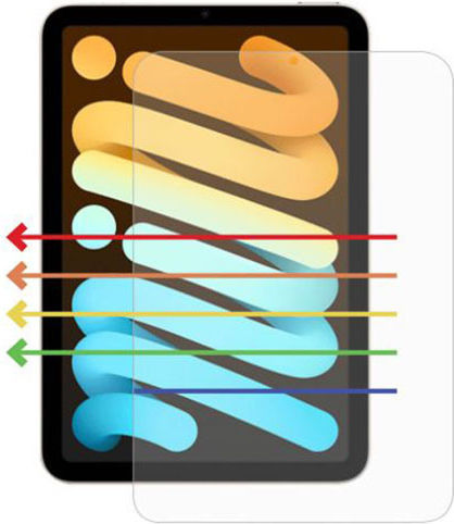 Mw Screen Protector Ipad Mini 8.3” Polybag Edition In Tempered Glass Transparent